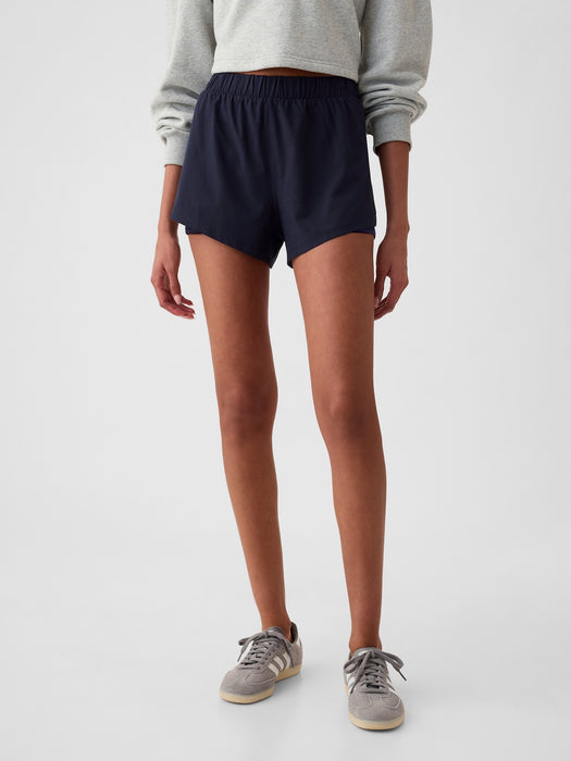 GapFit Mid Rise Dolphin Running Shorts