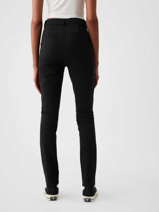 High Rise Ponte Skinny Pants