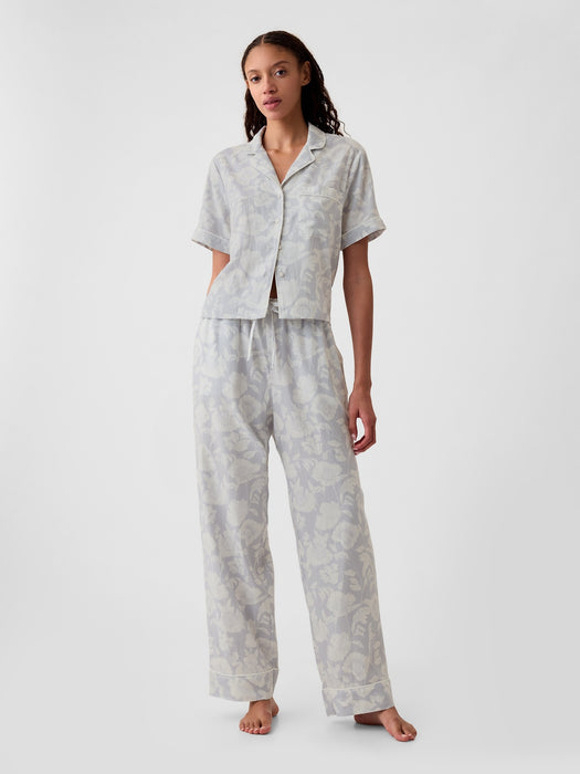 Linen-Blend PJ Shirt