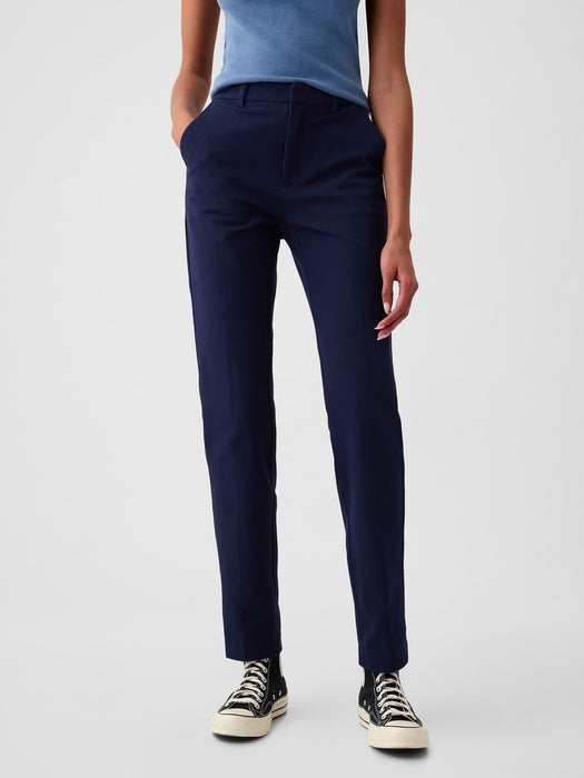 Mid Rise BiStretch Slim Pants