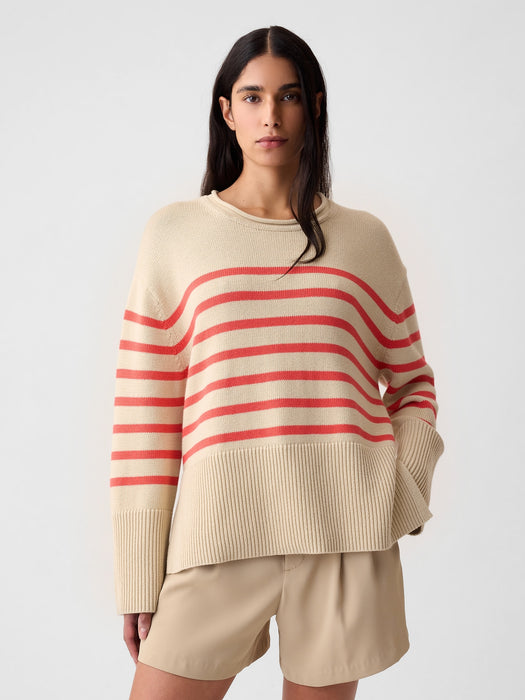 24/7 Split-Hem Roll Neck Sweater