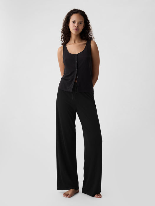 Linen-Blend PJ Pants