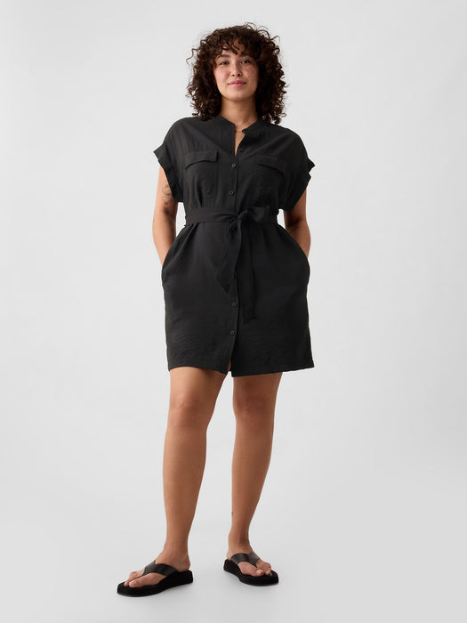 Utility Mini Shirtdress