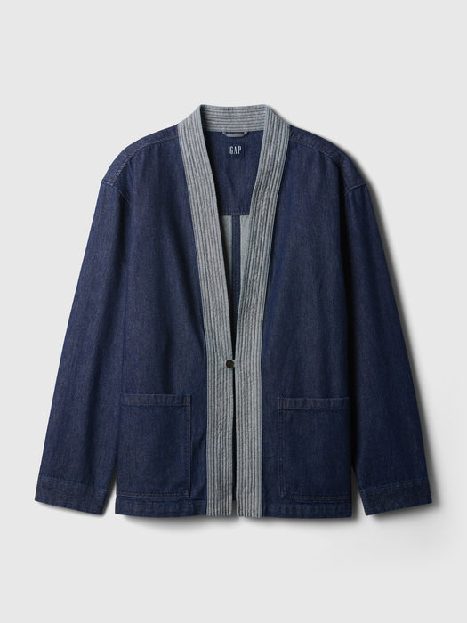 Denim Cardigan Jacket