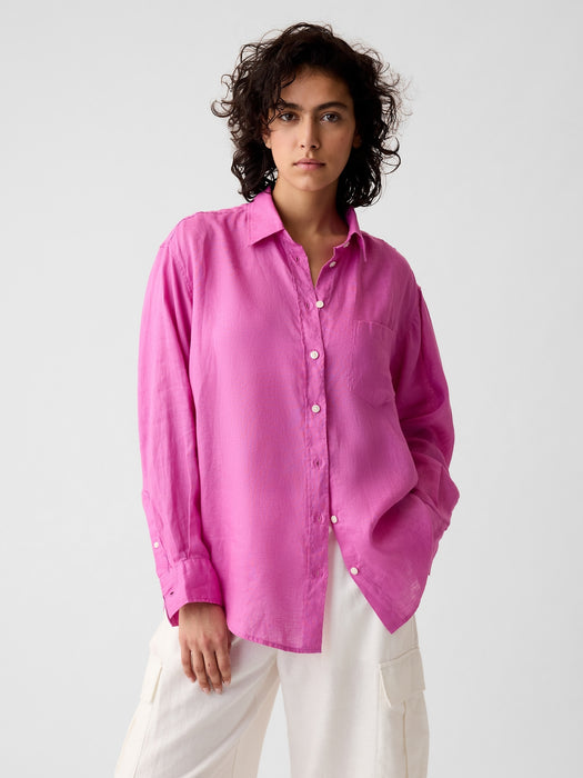 100% Linen Big Shirt