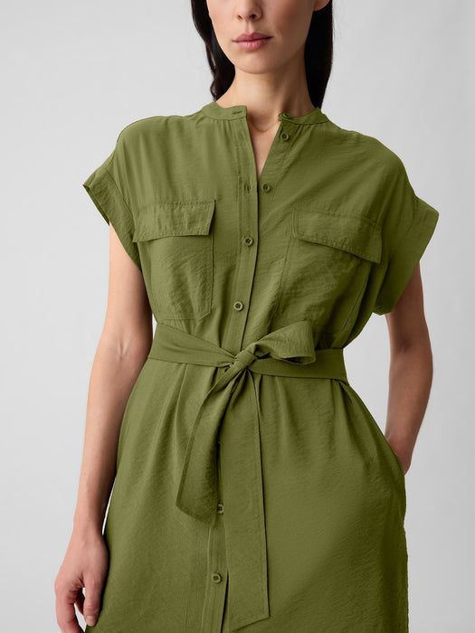 Utility Mini Shirtdress