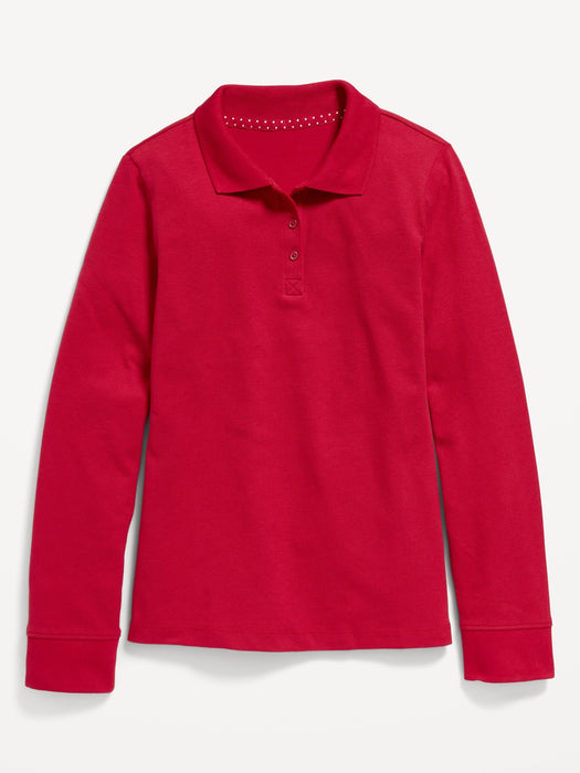 Uniform Pique Polo Shirt for Girls