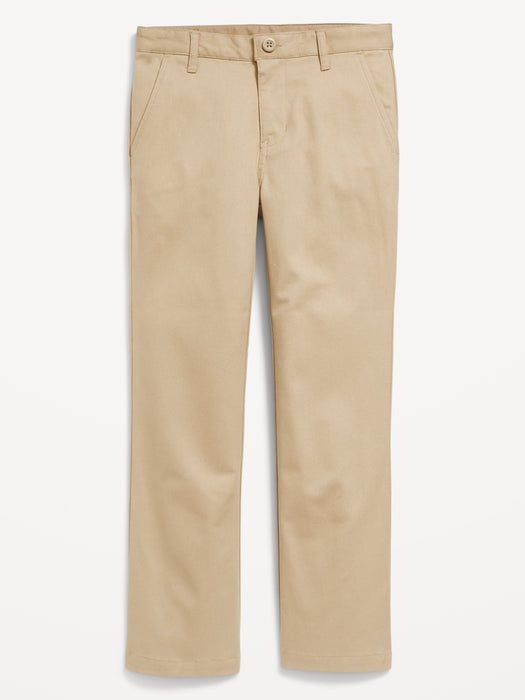 Uniform Straight Leg Pants for Boys