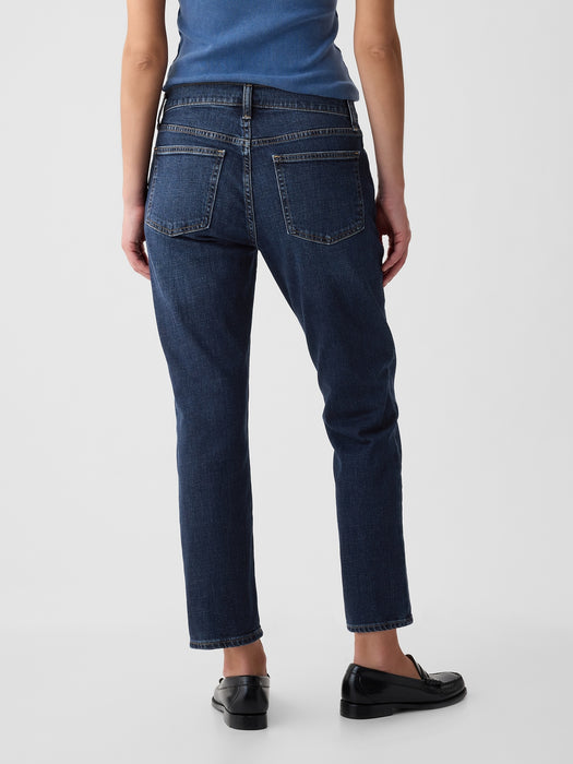 Mid Rise Girlfriend Jeans