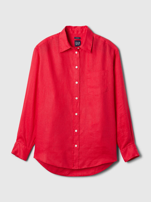 100% Linen Big Shirt