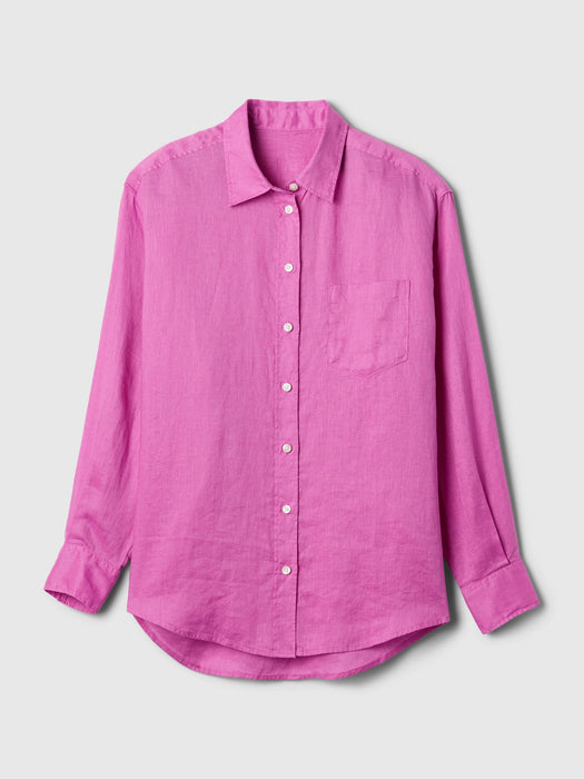 100% Linen Big Shirt