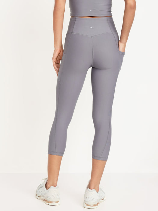 High-Waisted PowerSoft Crop Leggings