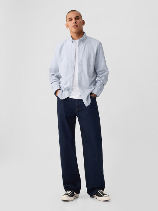 Classic Oxford Shirt in Untucked Fit