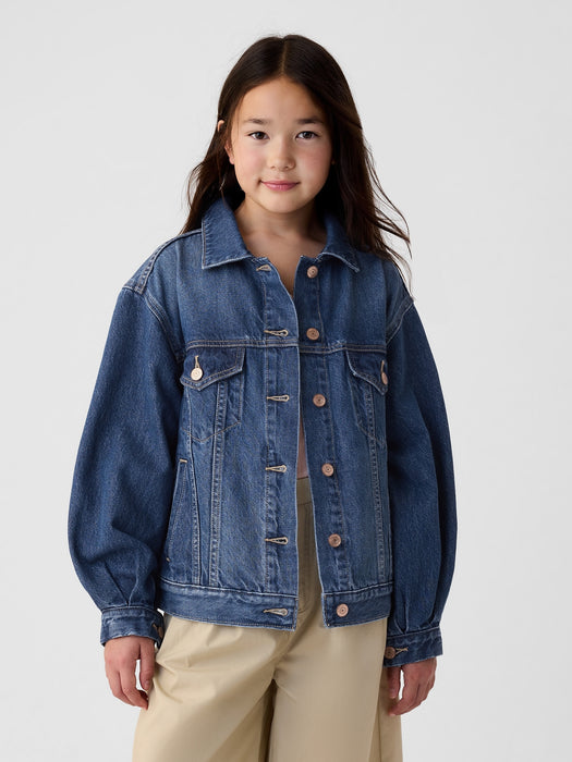 Gap &#215; DÔEN Kids Oversized Icon Denim Jacket