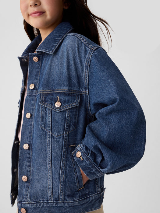 Gap &#215; DÔEN Kids Oversized Icon Denim Jacket