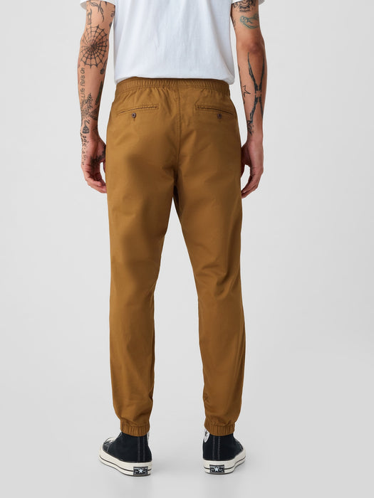 Slim Canvas Joggers with GapFlex