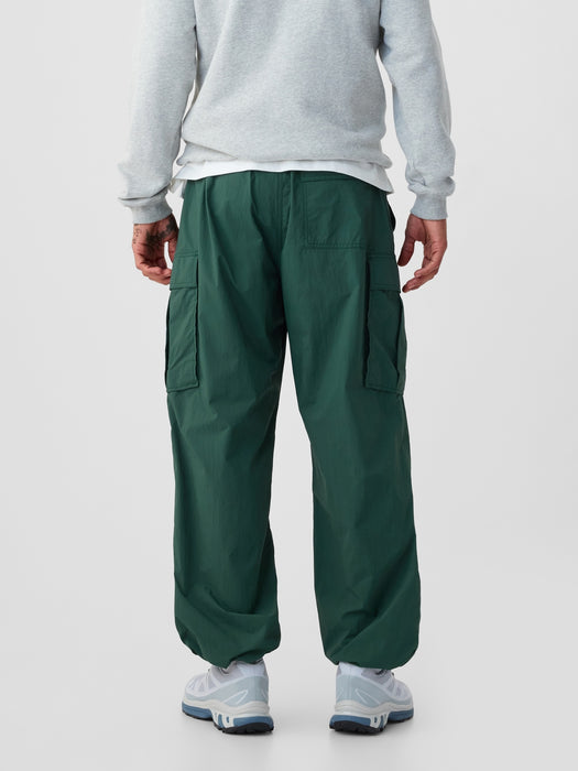 Nylon Cargo Pants