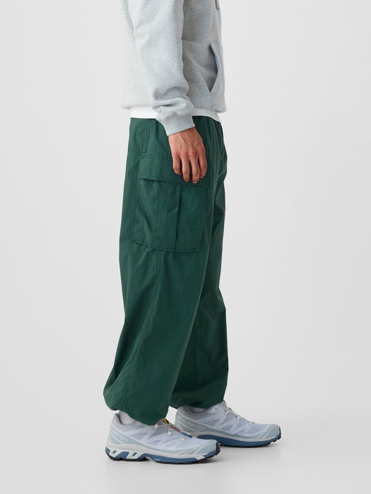 Nylon Cargo Pants