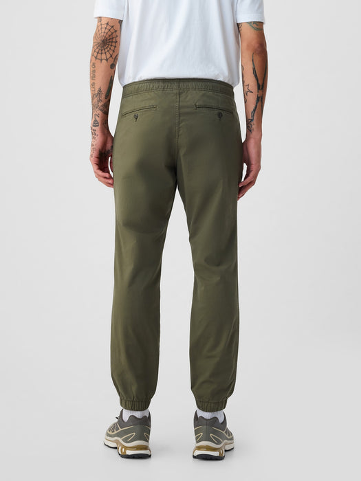 Slim Canvas Joggers with GapFlex