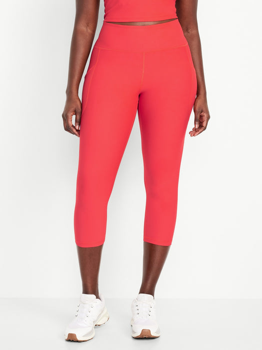 High-Waisted PowerSoft Crop Leggings