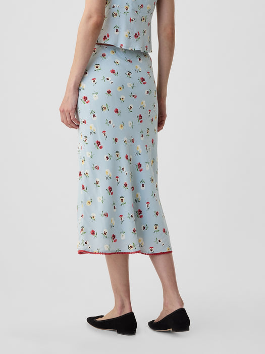 Gap &#215; DÔEN Floral Midi Skirt