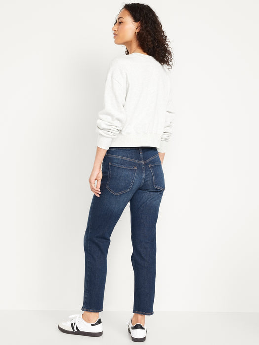 Mid-Rise OG Straight Ankle Jeans