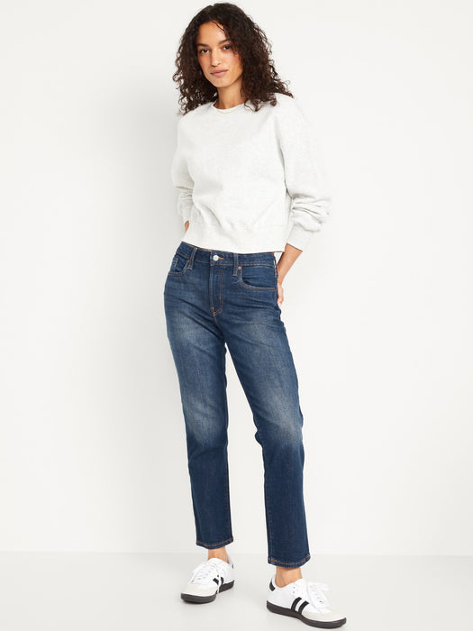 Mid-Rise OG Straight Ankle Jeans