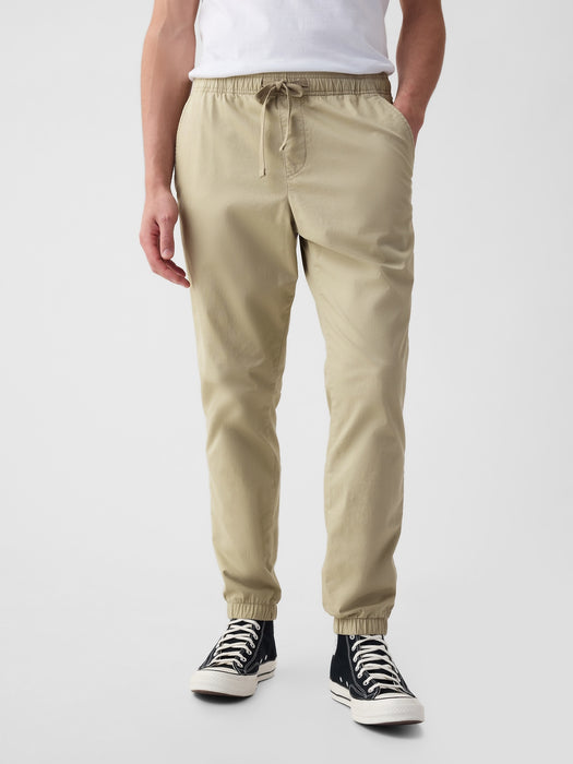 Slim Canvas Joggers with GapFlex