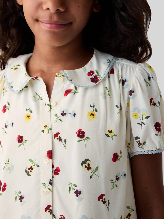 Gap &#215; DÔEN Kids Floral Shirt