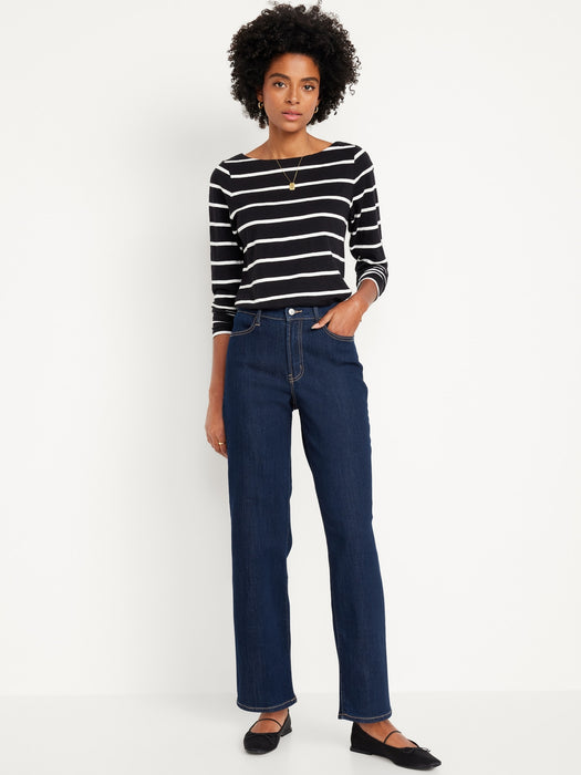 High-Waisted Wow Loose Jeans