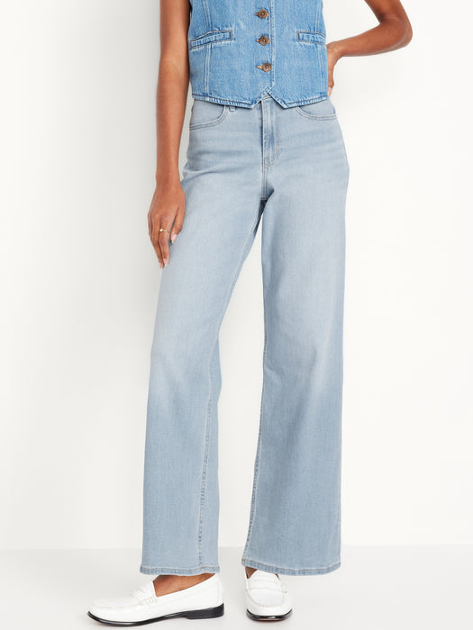 High-Waisted Wow Wide-Leg Jeans