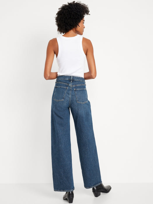 Extra High-Waisted Wide-Leg Jeans