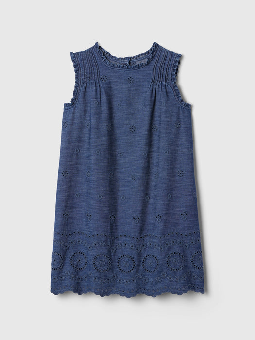 Gap &#215; DÔEN Kids Eyelet Denim Dress