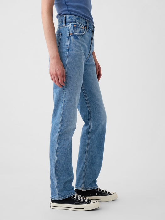 High Rise Rigid &#39;90s Straight Jeans