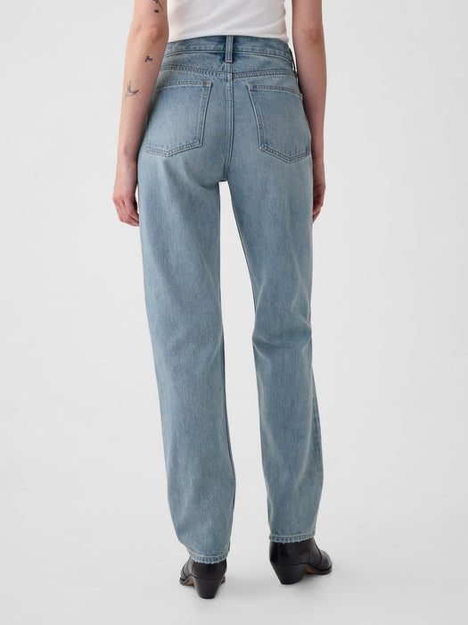 High Rise Rigid &#39;90s Straight Jeans