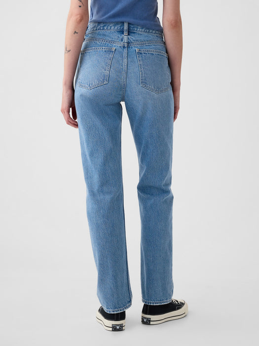 High Rise Rigid &#39;90s Straight Jeans