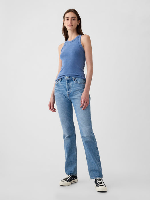 High Rise Rigid &#39;90s Straight Jeans