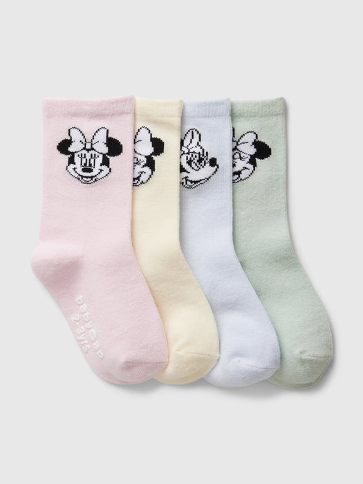 babyGap &#124 Disney Minnie Mouse Crew Socks (4-Pack)