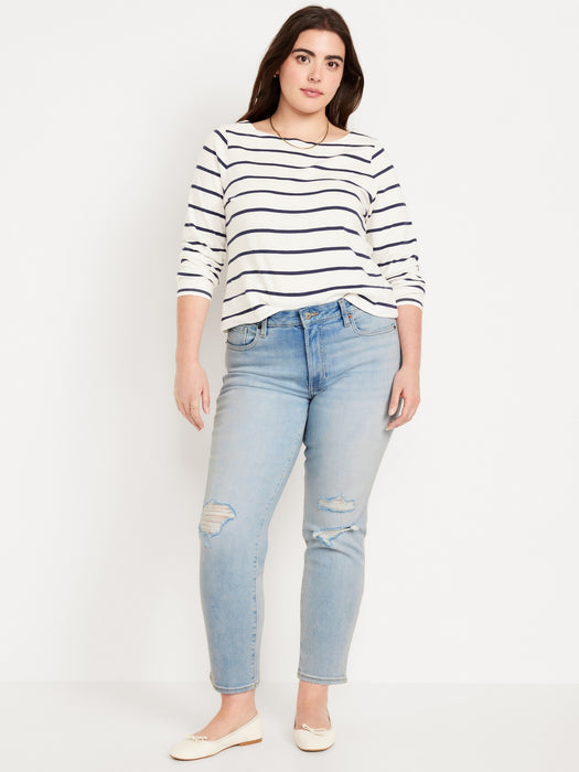 Mid-Rise OG Straight Ankle Jeans