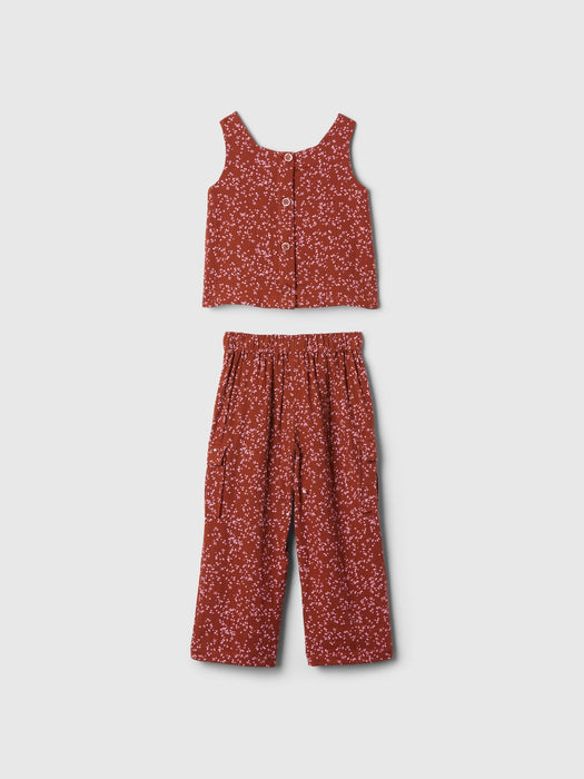 babyGap Crinkle Gauze Cargo Outfit Set