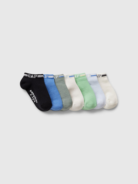 Toddler Logo No-Show Socks (7-Pack)