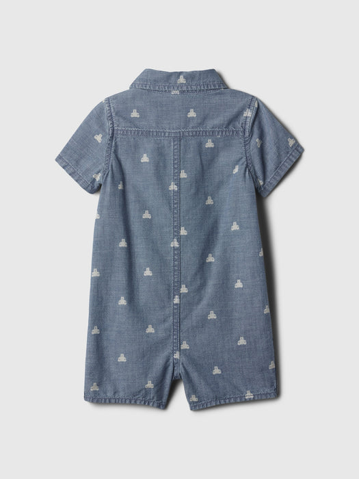 Baby Denim Shorty One-Piece