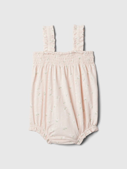 Baby Smocked Shorty One-Piece