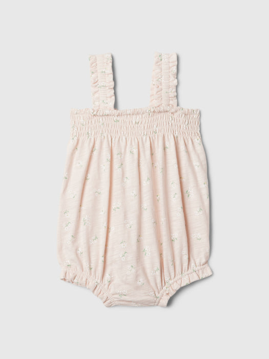 Baby Smocked Shorty One-Piece