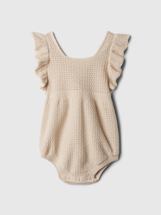 Baby Crochet Shorty One-Piece