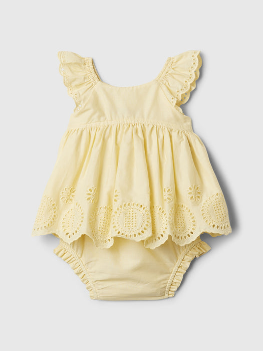 Baby Eyelet Outfit Set