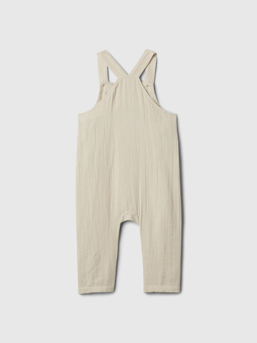 Baby Crinkle Gauze Overalls