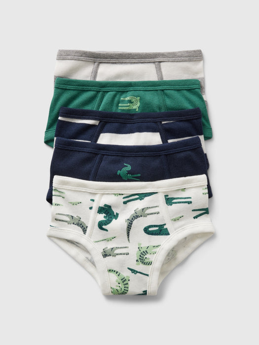 Toddler Organic Cotton Briefs (5-Pack)