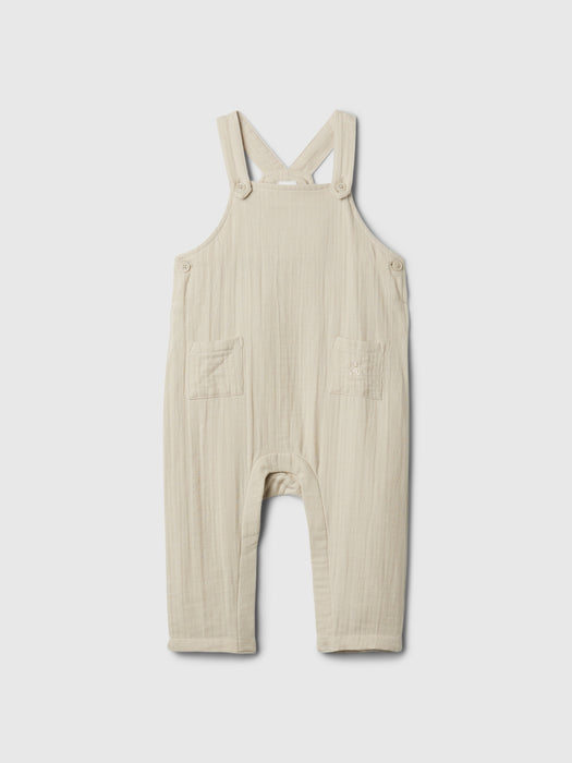 Baby Crinkle Gauze Overalls