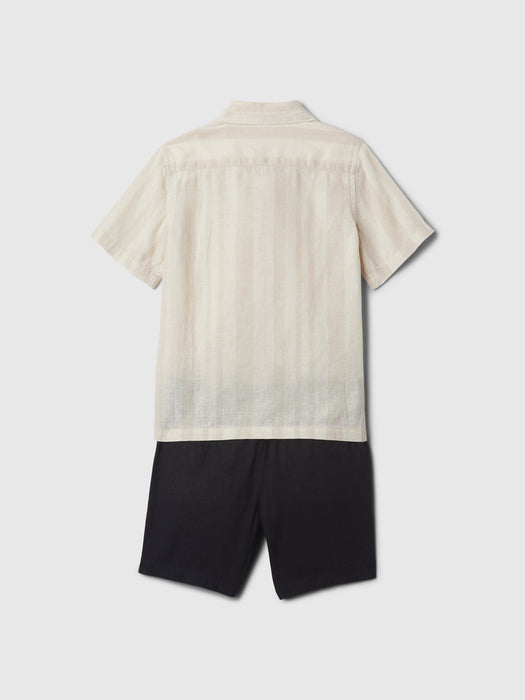 babyGap Linen-Cotton Outfit Set